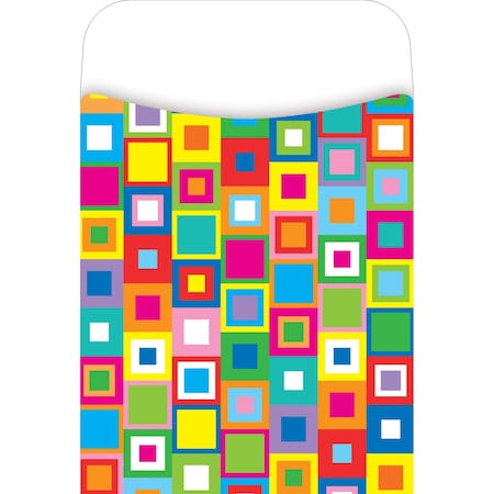 Barker Creek What a Square Peel & Stick Library Pockets, 30/Pack 1223